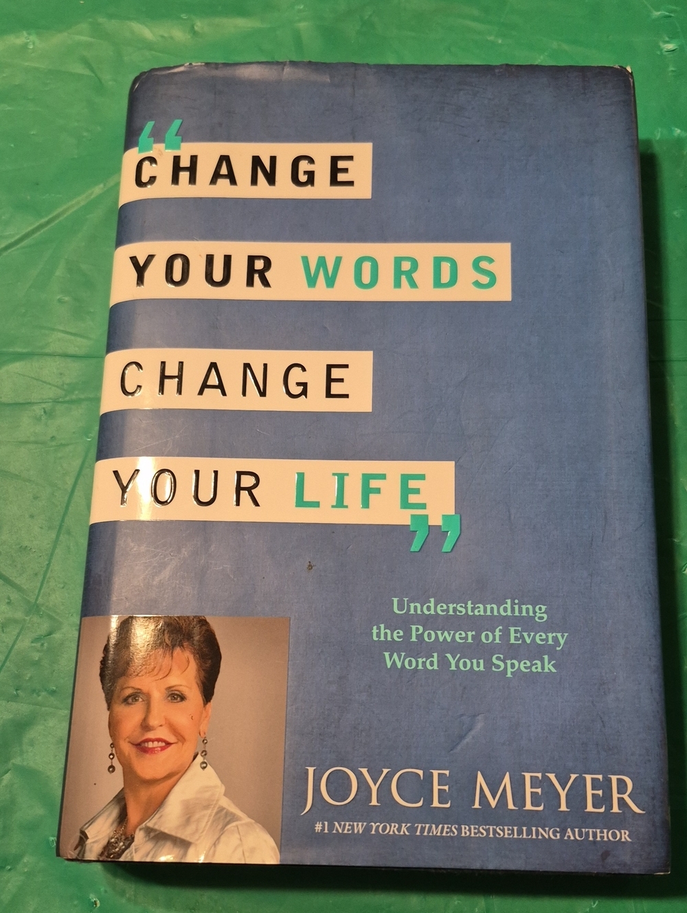 Joyce Meyer Change Your Words Change Your Life - Blue Hardcover